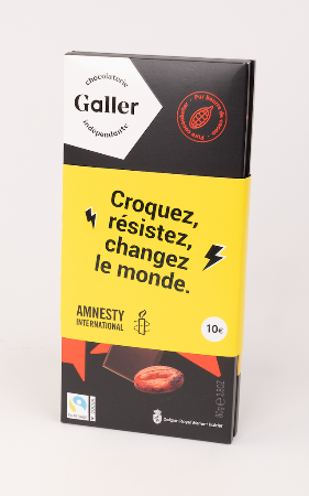 Duo de tablettes de chocolat Galler : lait profond et noir intense(2x175g)  (pc)