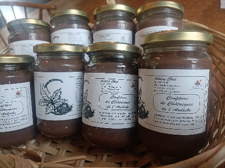 Confiture de châtaignes AOP Ardèche  (360g)  (pc)